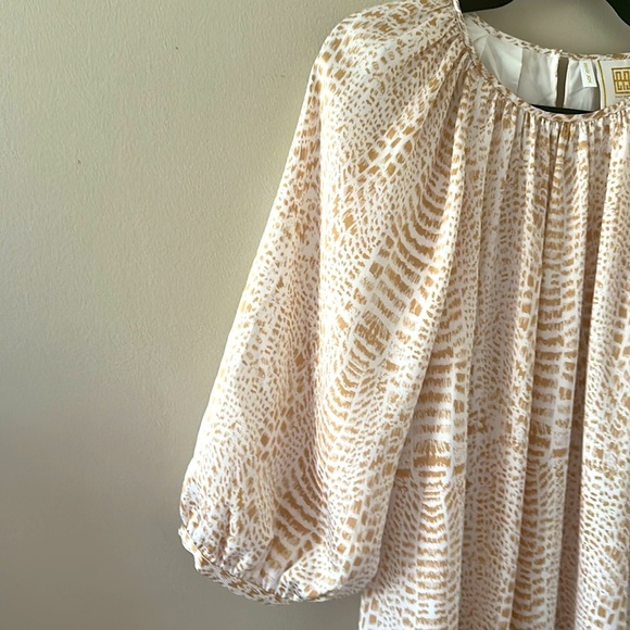 Emily McCarthy Women’s Dallas Dress Animal Print Sz Small Relaxed Shabby Chic - Picture 6 of 11